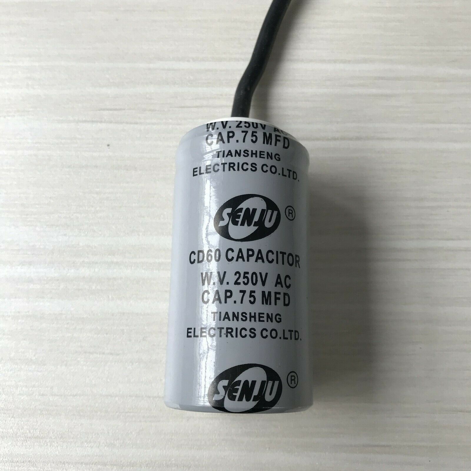 CD60 Motor Start Capacitor 75 MFD 75UF 250VAC 250V HVAC Capacitors