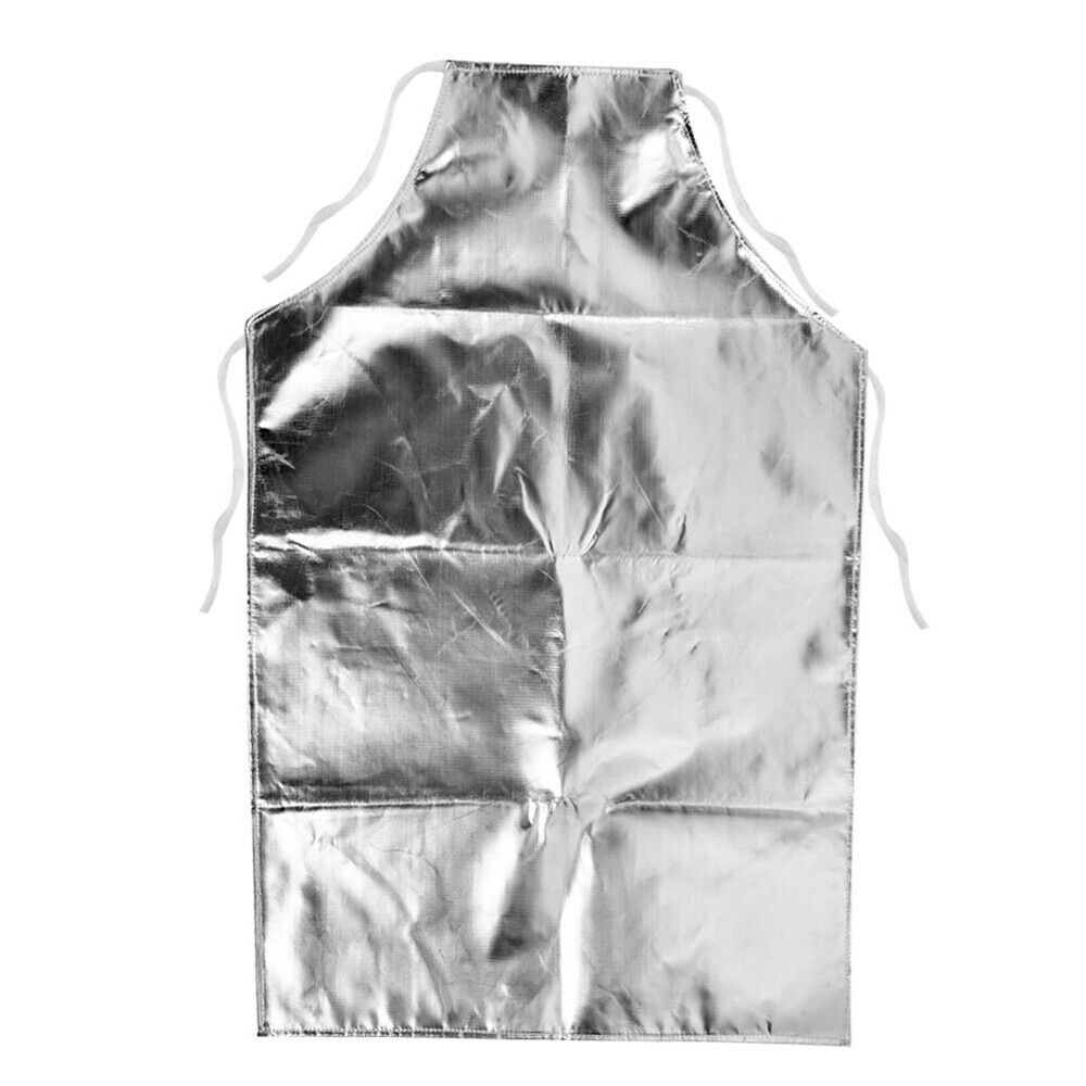 1000Â° Aluminum Foil Apron Heat Resistant work High Temperature safety insulated