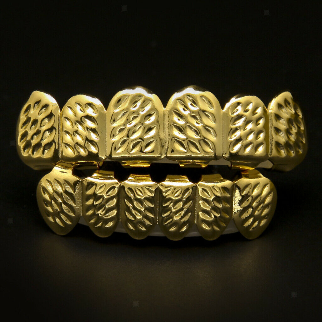 Copper Hip Hop Teeth Grills Vampire Teeth Grill   Jewelry Golden Top