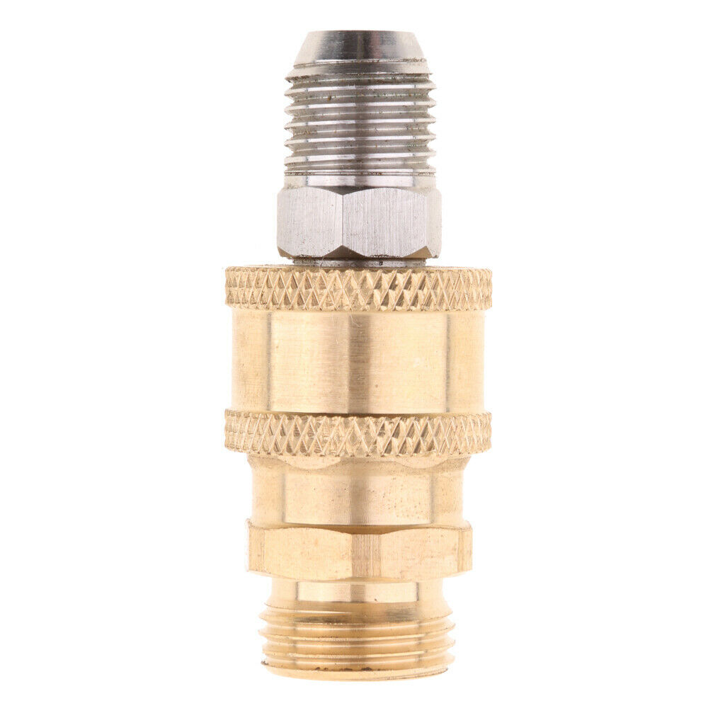 Pressure Washer Quick Release 14mm Male to 18mm Male Brass Coupling