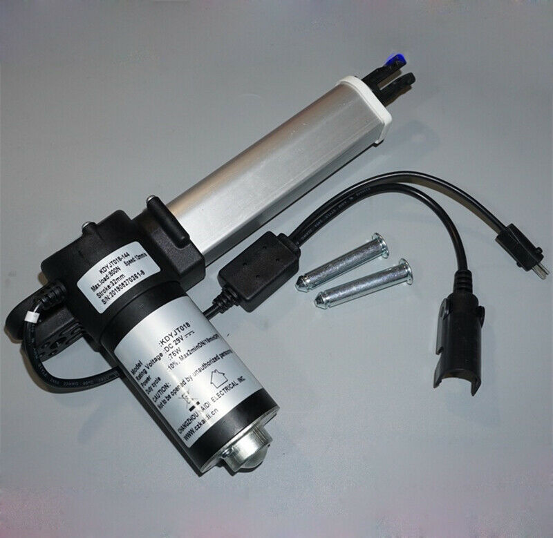 DC 29V 75W Electric telescopic push rod motors stroke 32mm thrust 800N 12mm/S
