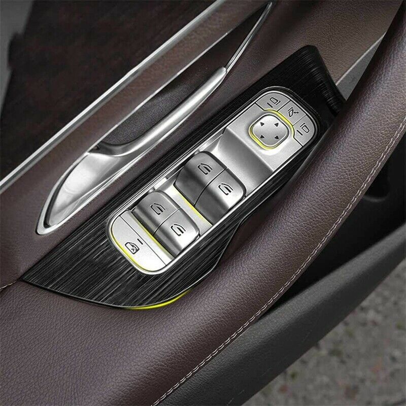 Window Lift Button Trim for Mercedes Gle W167 Gls W167 X167 Carbon Gle 2020 GlO1