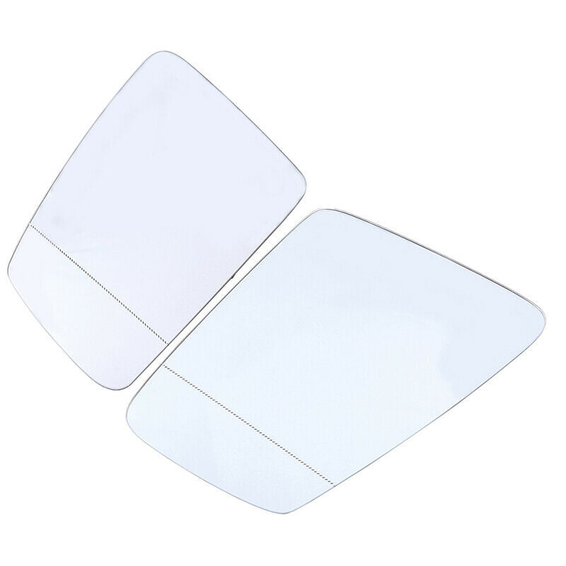 2 x Heated Right Left Rearview Mirror Glass For BENZ C-Class W204 W221 CLS GLA