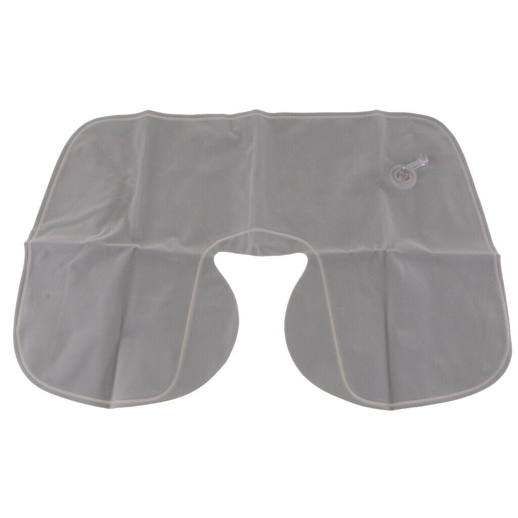 4X Portable Inflatable Travel Pillow Neck Head Rest Air Cushion With Eye