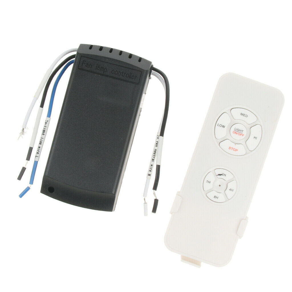 -240V Timing Wireless Remote Control Kit for Ceiling Fan & Lamp