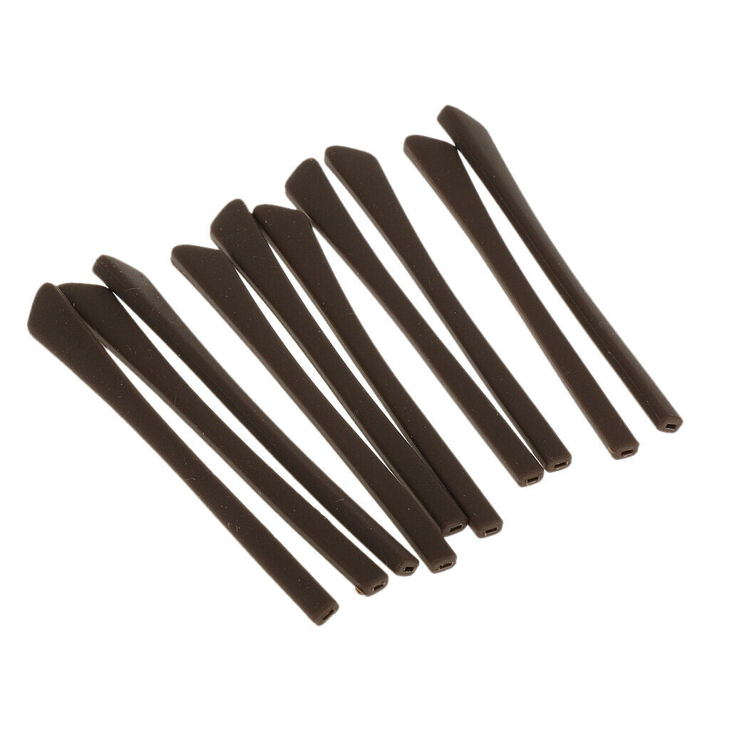 20pcs Eyeglasses Silicone Eyeglass Frame Temple Ends