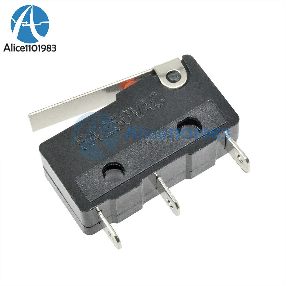 10PCS Tact Switch KW11-3Z 5A 250V Microswitch 3PIN Buckle New