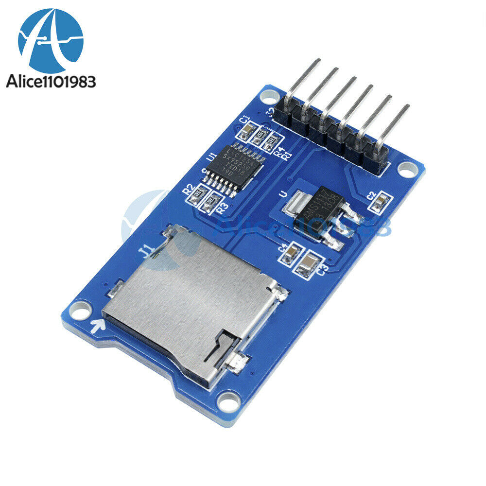 2PC Micro SD Storage Board Micro SD TF Card Memory Shield Module SPI Arduino