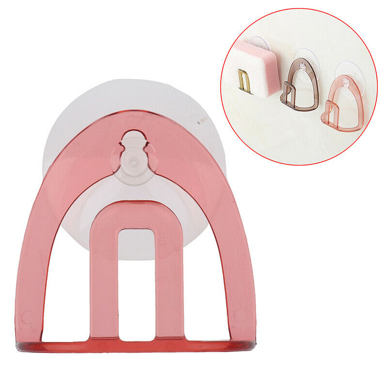 Suction Cup Kitchen Bathroom Soap Sponge Storage Rack Sink Drain Shelf Ho.l8