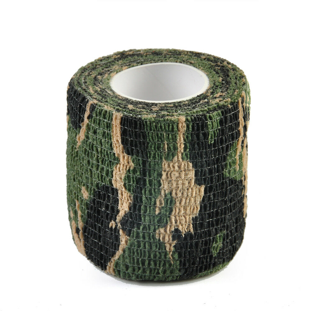 5CM*4.5M Waterproof Camo Gun Hunting Camping Camouflage Stealth Duct Tape Wraps