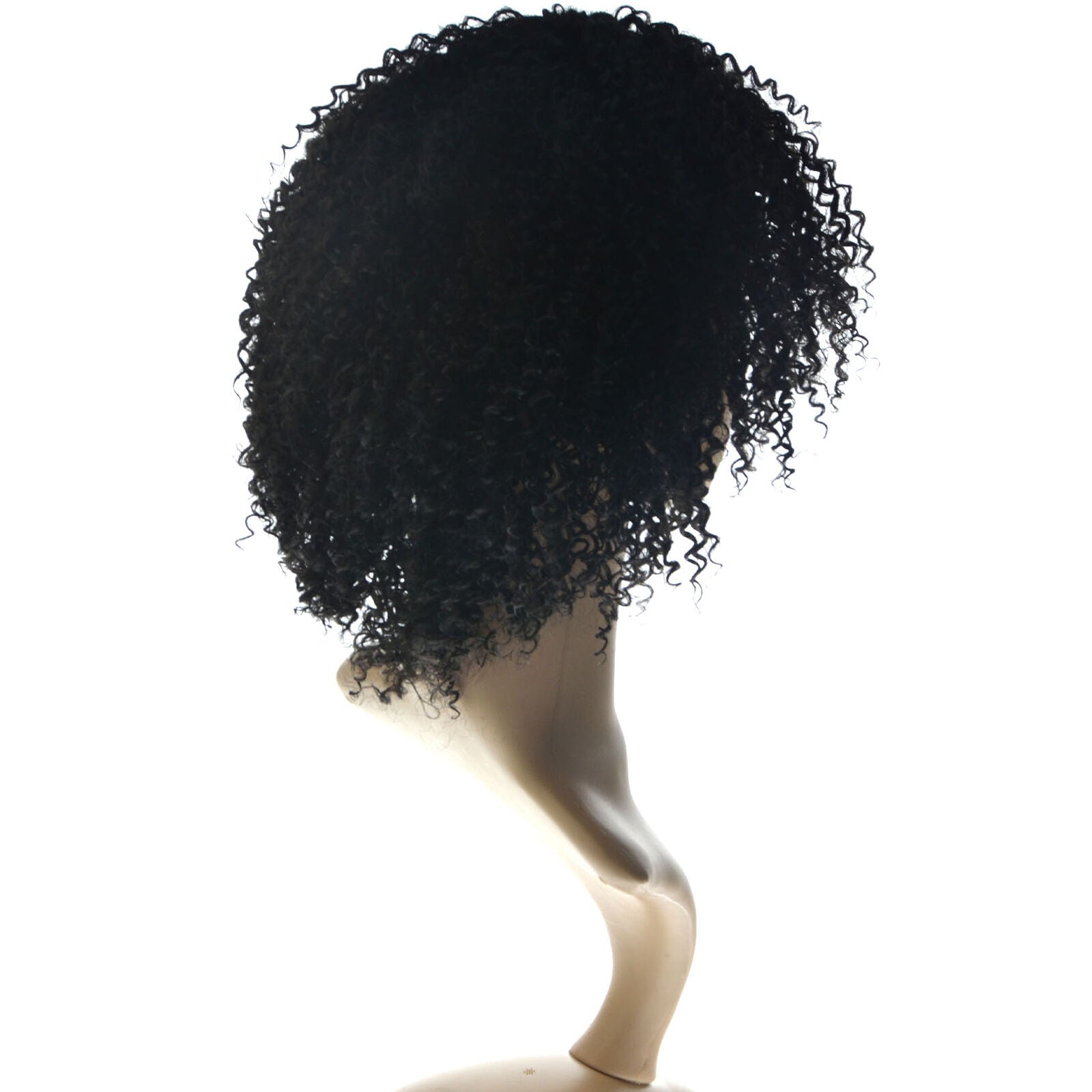 Women Short Black Curly Wigs For Black Women African Lady Afro Full Curly Wig
