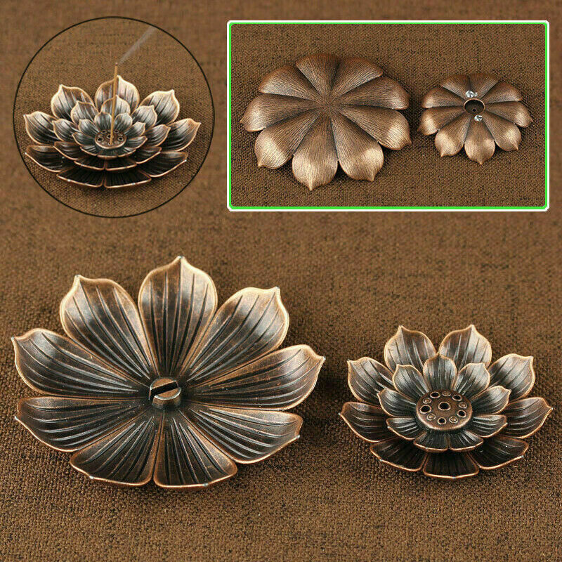 Incense Stick Holder Round Plate Buddhism Insense Ash Catcher Joss Cone I.l8