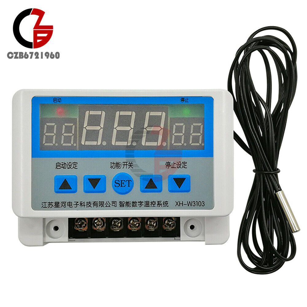 New 6600W AC 220V 30A Digital Thermostat Temperature Controller Temperature