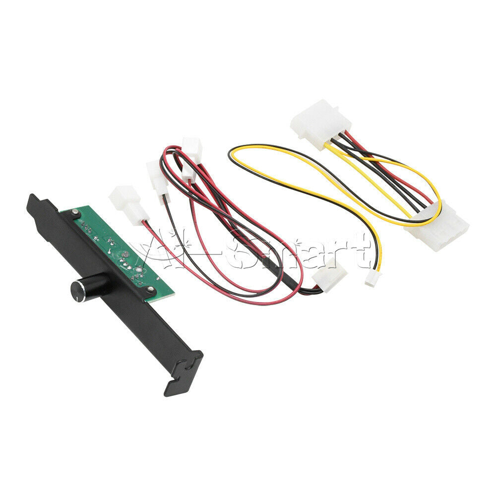 Cooler Cooling Fan Speed Controller 3 Channels PC for CPU Case HDD DDR VGA AS