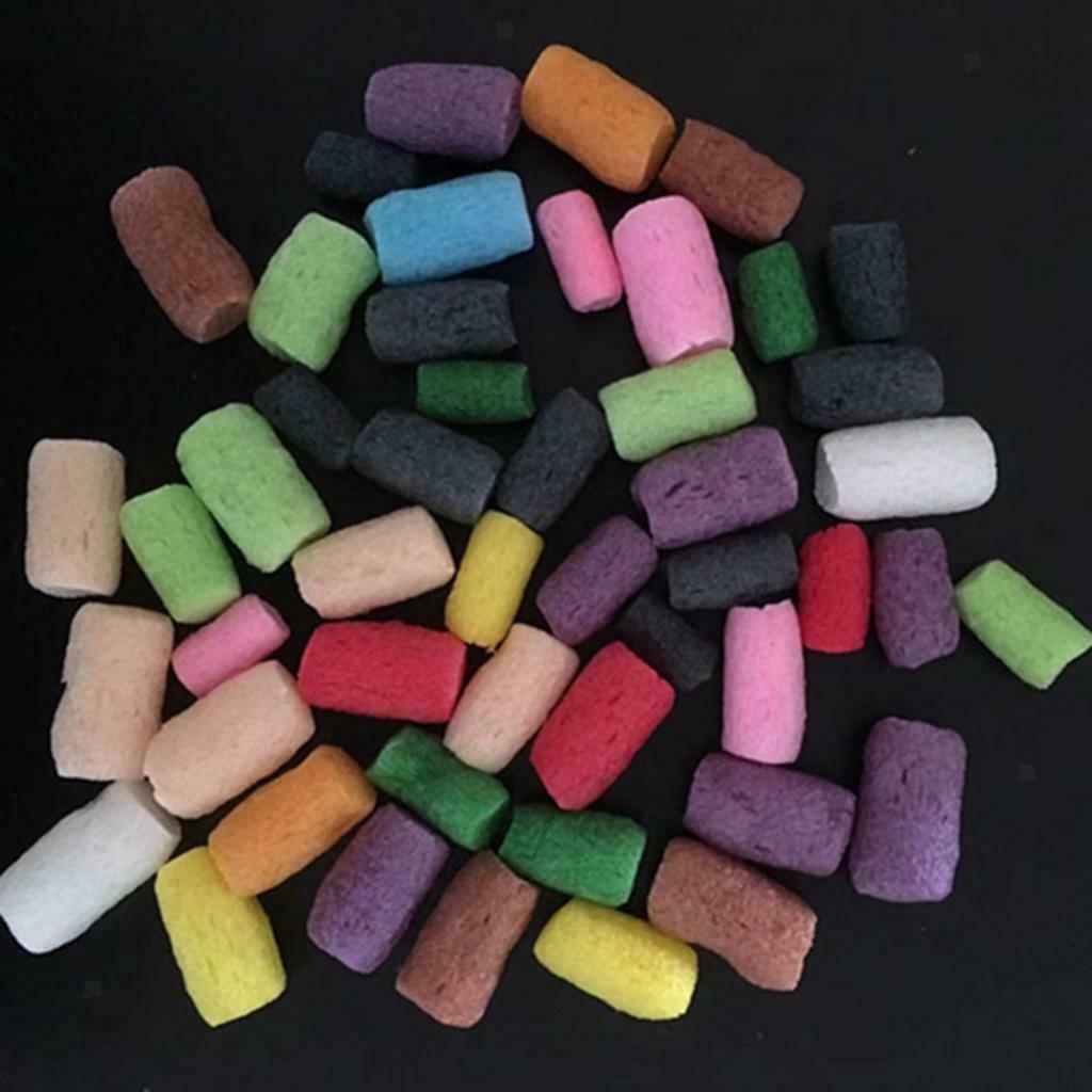 55Pcs/Bag Fishing Nuggets Water Soluble Colorful PVA Foam Fishing Tackles