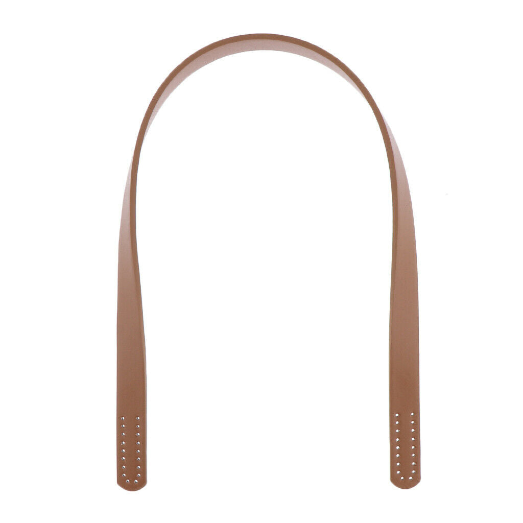 2 PCS Sew On PU Leather Bag Shoulder Strap Replacement Handbag Handles Camel