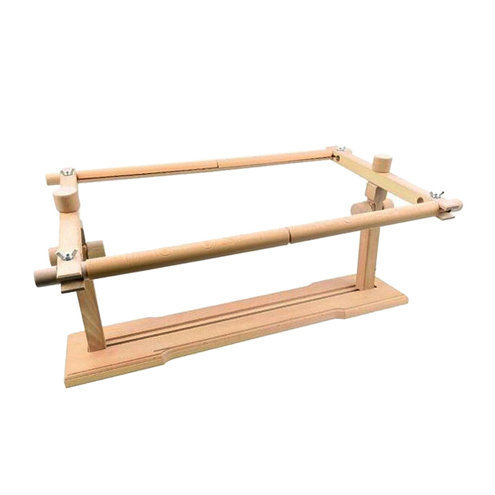 Embroidery Lap Stand Cross Stitch Rack Frame Hoop Desktop Needlework Tool