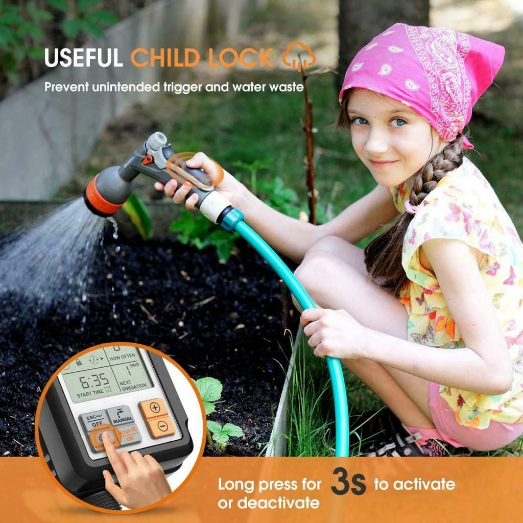 Programmable Water Timer Watering System Sprinkler Timer for Garden Lawn