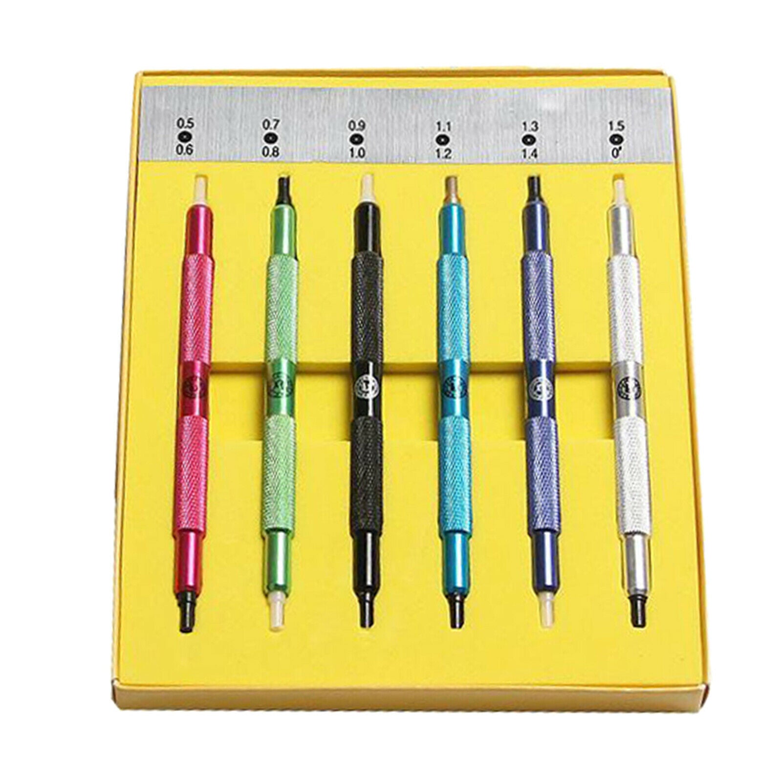 6Pcs Watch Hand Presser Fitting Watchmakers Repair Hands Fitting Press Tool
