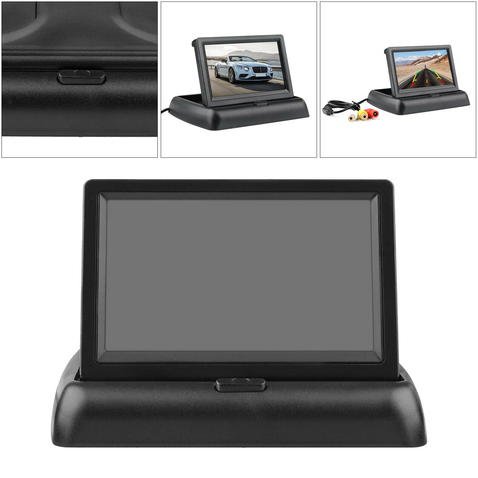 4.3 inch HD Folding Auto Car Parking Rearview Monitor Reversing Camera Kit