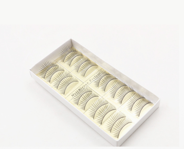 10 Pair Women Mink Hair Eye Lashes Black Natural Bushy False Eyelashes T-09