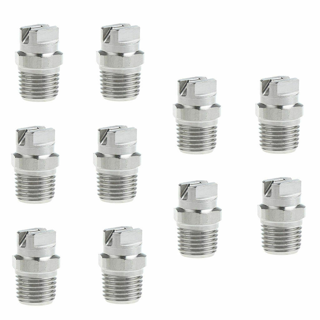 10 Pack High Pressure Spray Nozzle 1/4" Nozzles Pressure Washer Accessories