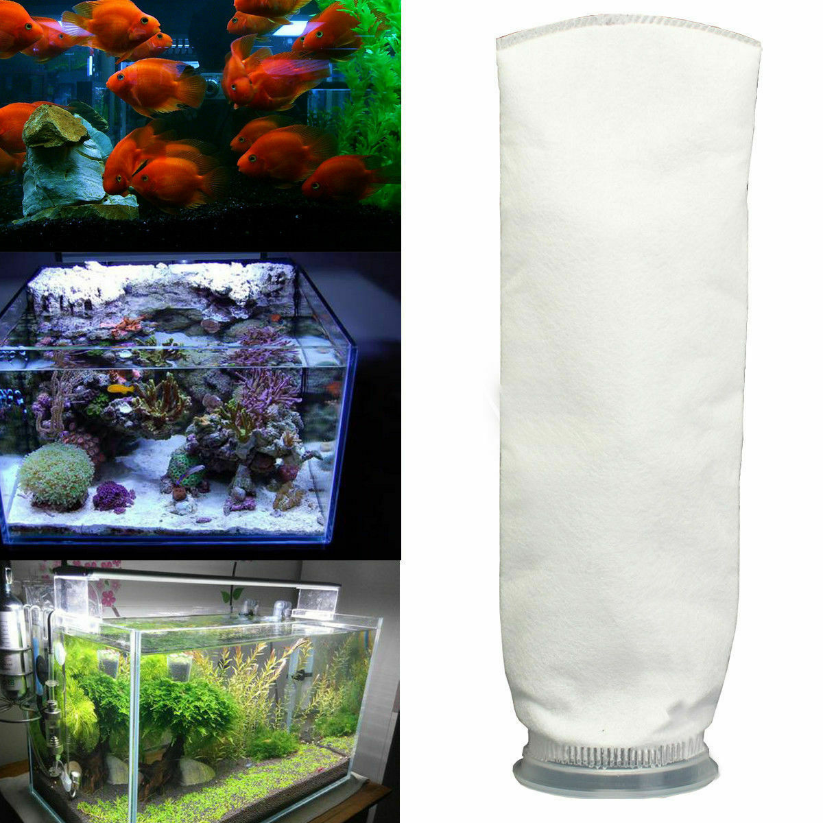 (10x) Filter Socks Felt 200 Micron Sock Aquarium   Tank Wet Dry Sump
