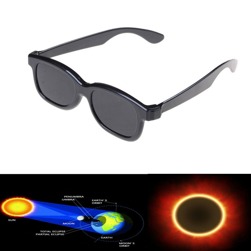 Plastic Solar Eclipse Viewing Glasses USA 2017 100% SAFE CE APPROVED DARK.l8