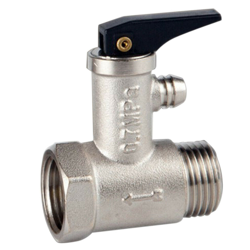 Useful 1/2inch DN15 Brass Water Heater Pressure Relief Check Safety Valve
