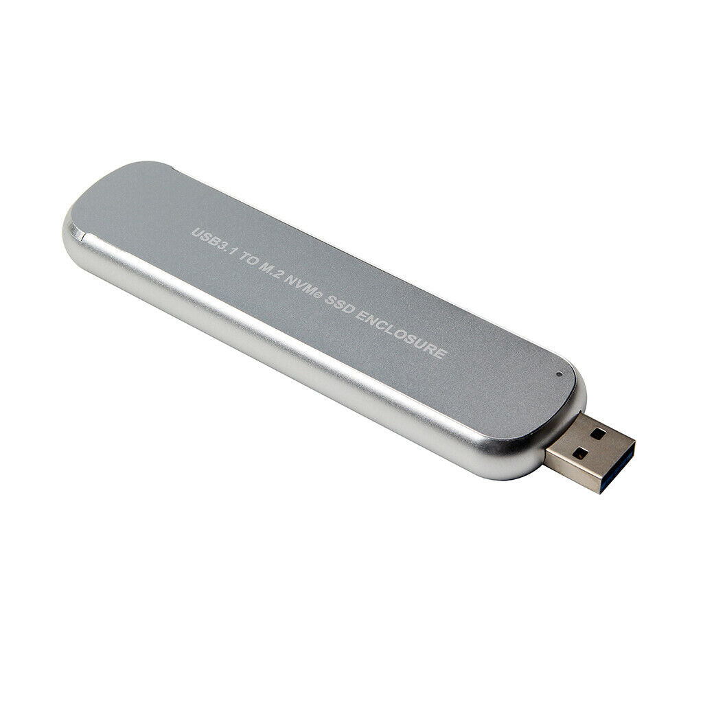In-line telescopic USB3.0 USB3.1 to M-KEY M.2 nvme ssd enclosure NEW