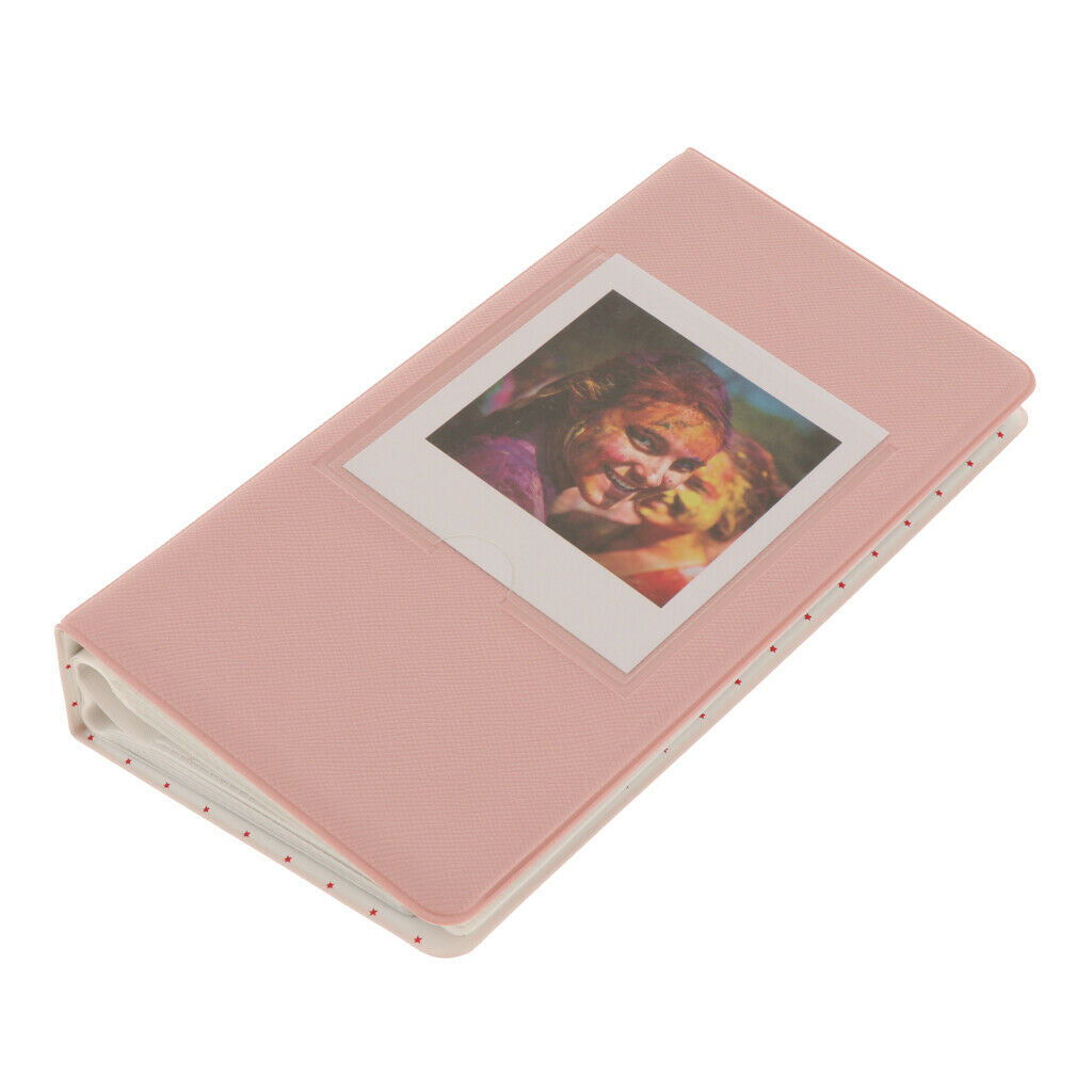 2PCS 64 Pockets Photo Album Storage Case for Fuji SQ20/SQ10/SQ6 -  Pink