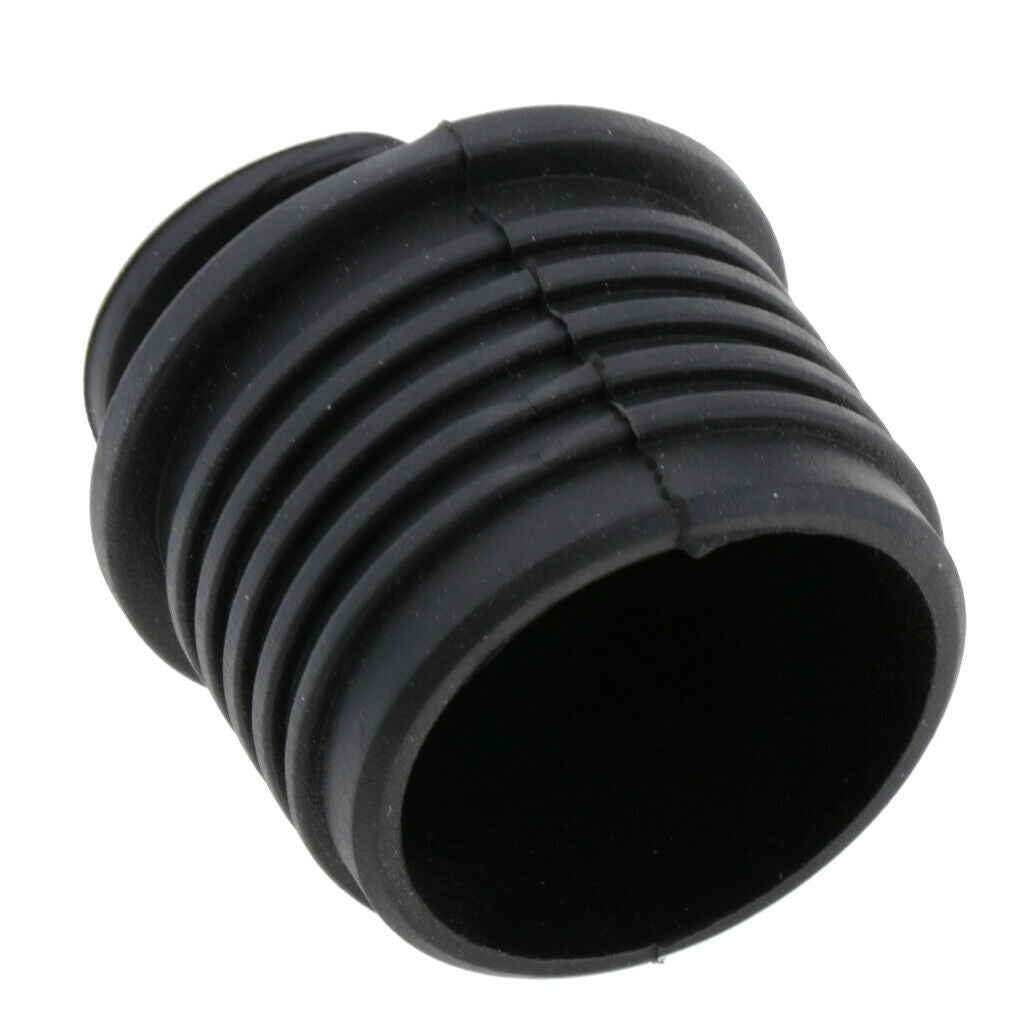 Black Kayak Boat Scupper Plugs Ribbed Bungs Stopper Yacht Dinghy Accessories