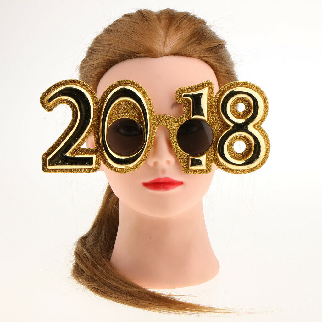 Glitter 2018 Eyeglasses Party Glasses New Years Eve Party Fancy Dress Gift