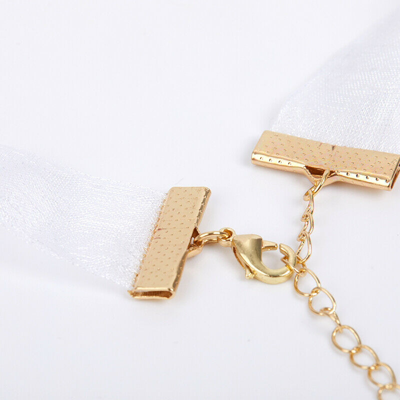 Elegant Baroque Style Lace Short Choker Necklace For Women Students Cryst.l8
