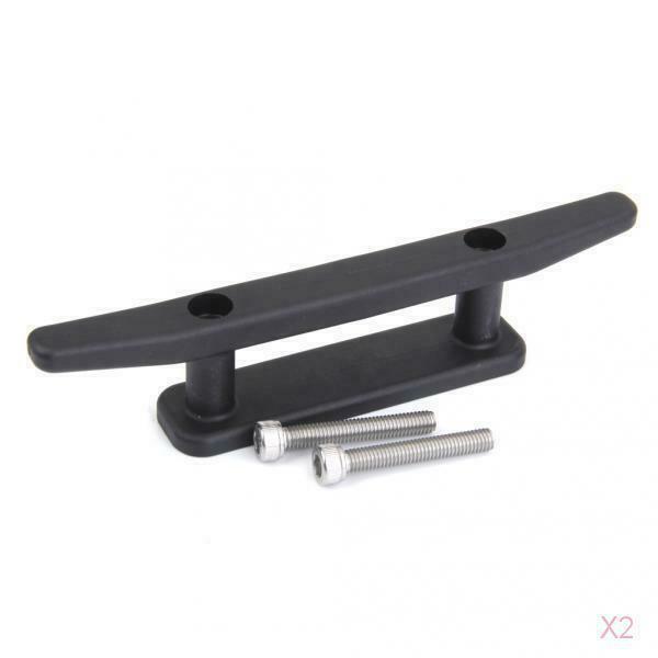 MagiDeal Marine Dock Fixed Nylon Anchor Cleat for Boat Kayak Canoe Black