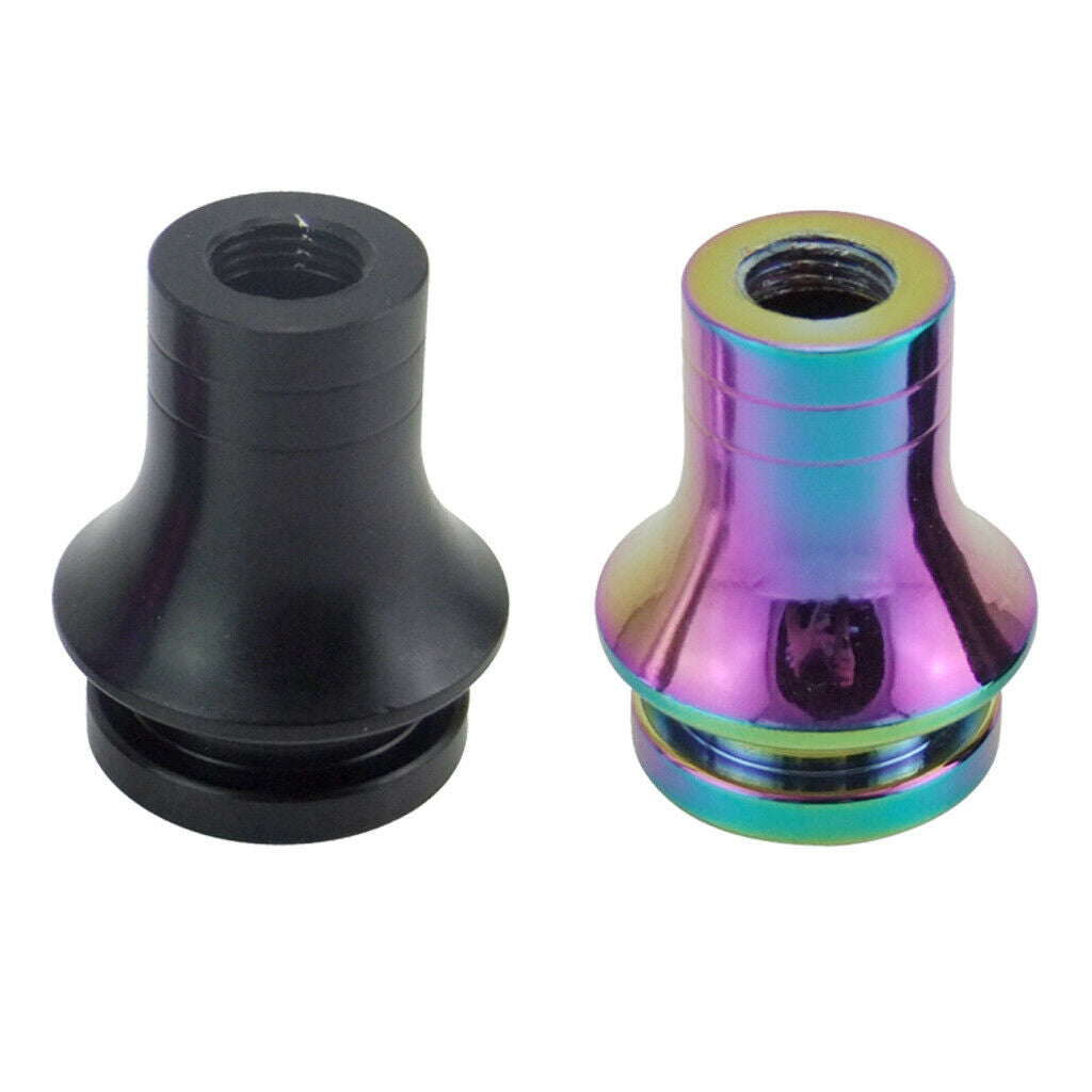 Shift Knob Retainer Adapter for Manual Gear Shifter Lever Black + Multicolor