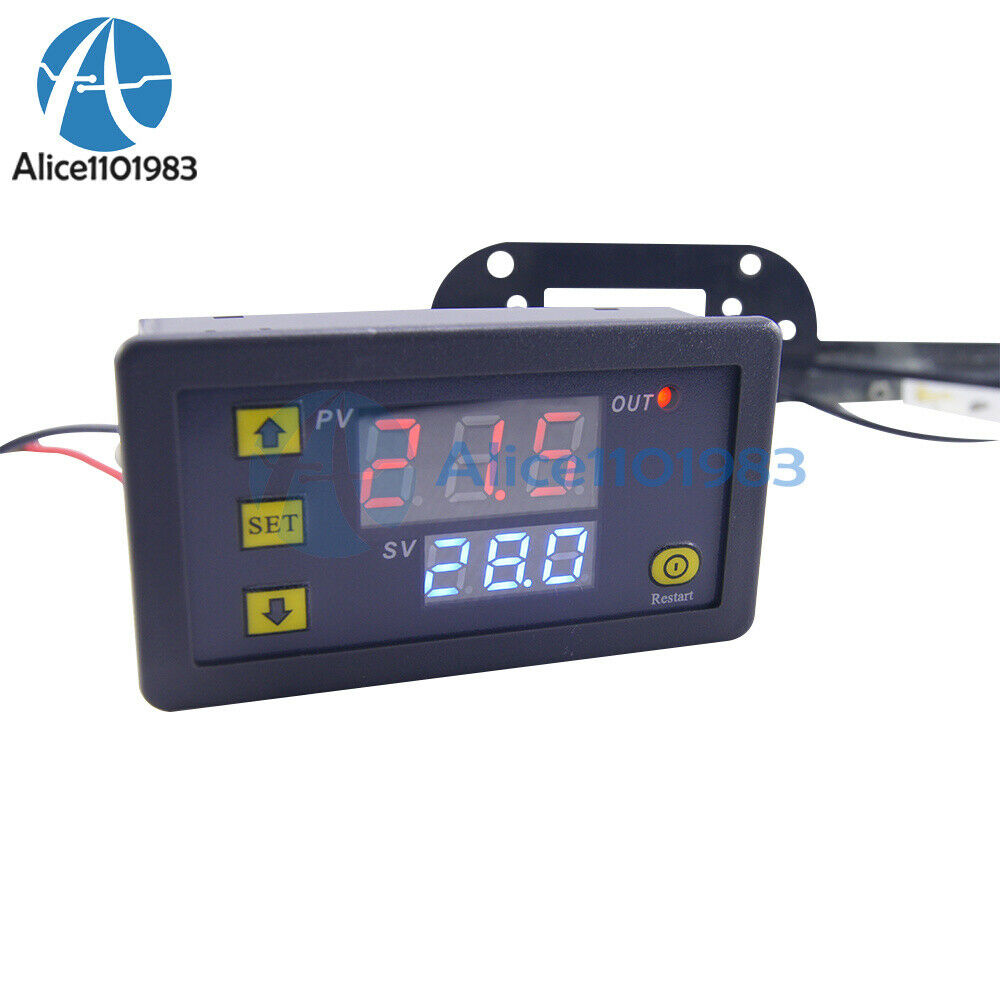AC 110-220V 10A W3230 LCD Thermostat Temperature Controller Meter Regulator 0.1℃