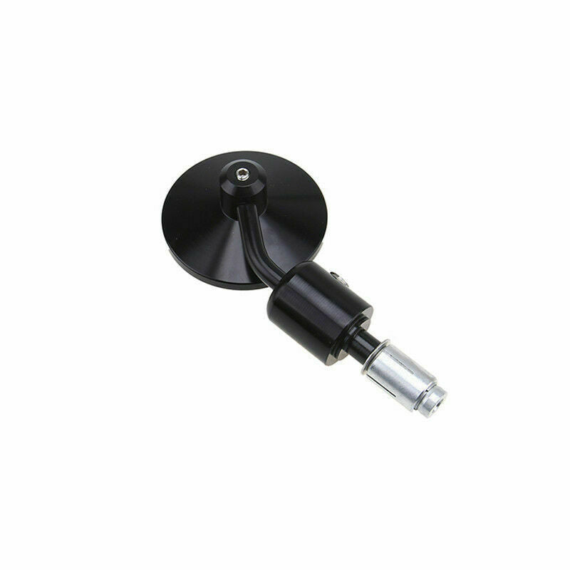 Universal Black Aluminum 7/8" 22mm Bar End Side Rearview Mirrors Motorcycle