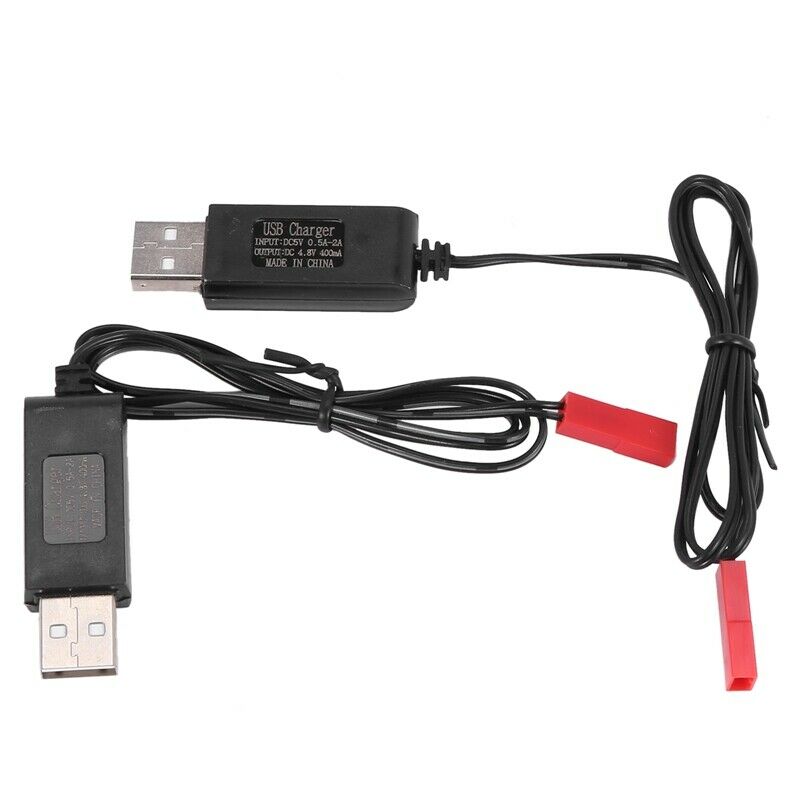 Sm-2P Positive Usb Charging Cable For Rc Car 4.8V 250Ma Ni-Mh Ni-Cd Battery W1A1