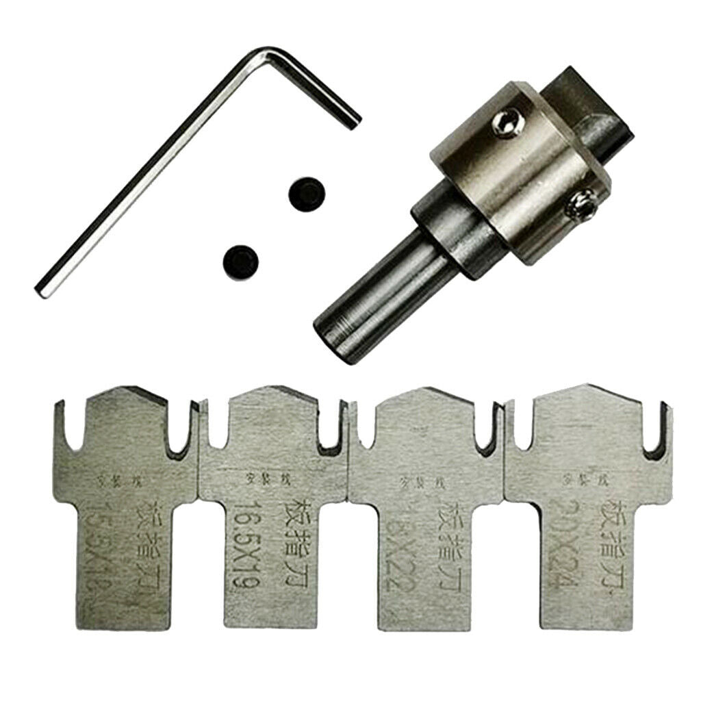 Wooden Thick Ring Maker Cutter 4 Blades High Speed Steel for Wooden Rings