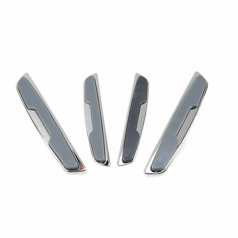 Car Auto Door Edge Guards Anti-rub Trim Molding Strip Scratch Protector Grey Set