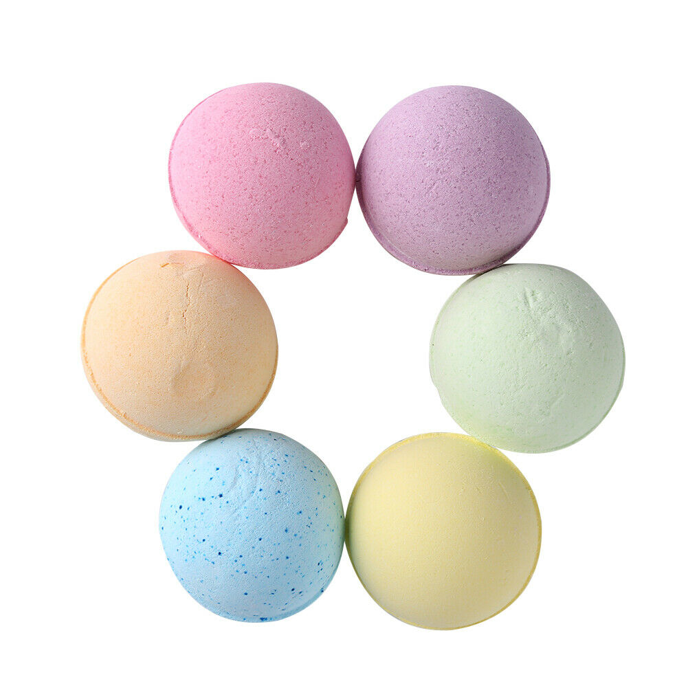 12pcs Salt Bath Ball Skin Moisturizing Massage Bath Bomb Shower Bubble Tool @
