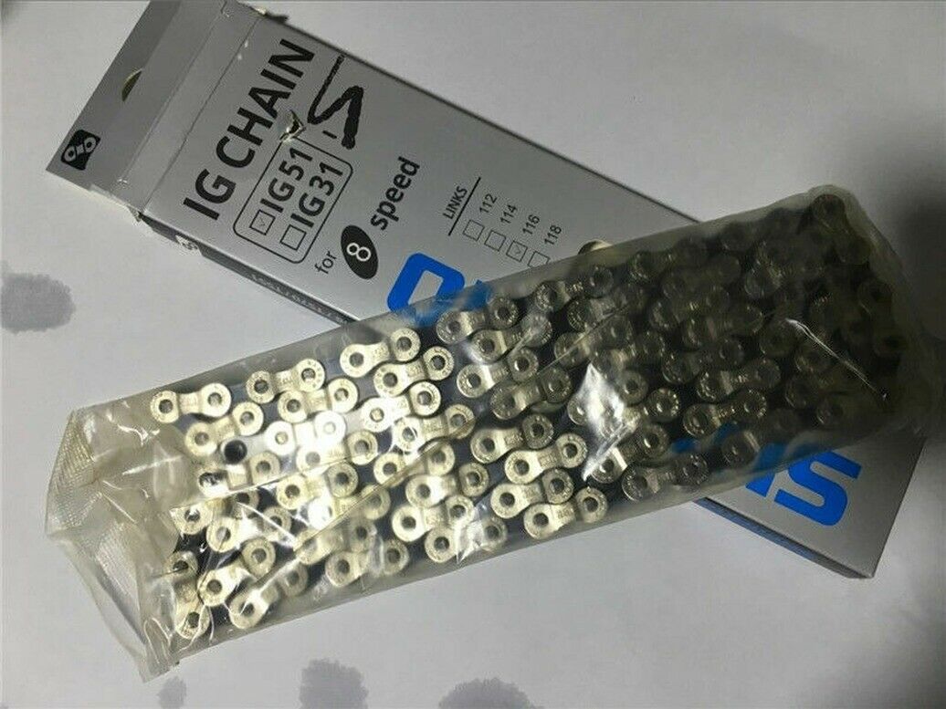 IG51 MTB Road Bike Chain Steel Bicycle Chain 6/7/8 Speed Chain 116L For Shimano