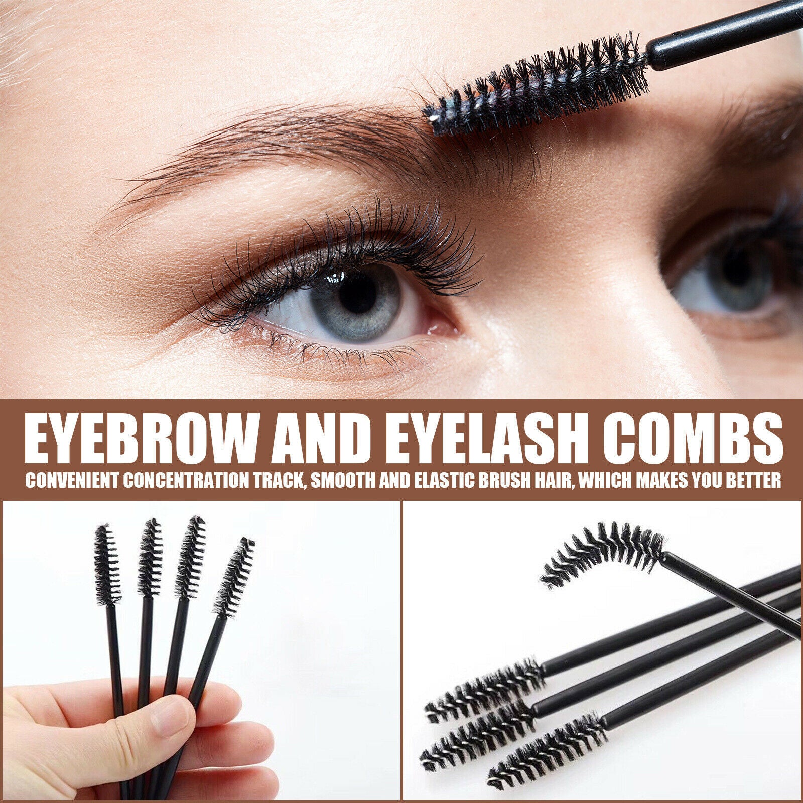 Eyebrow Stamp Shaping Kit Makeup 1x Eyebrow Pen Brushes Tools Hairline Shadow