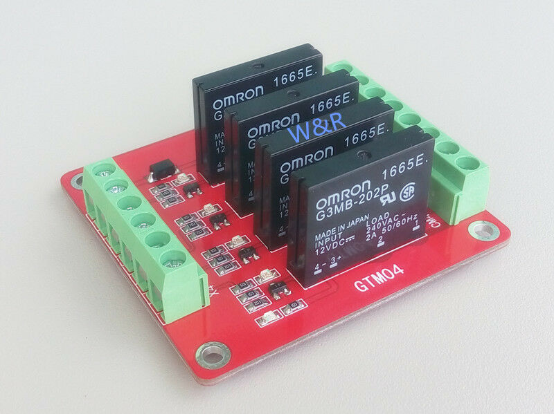 New 4 Channel 5V Solid State Relay Module Board.OMRON SSR for Arduino