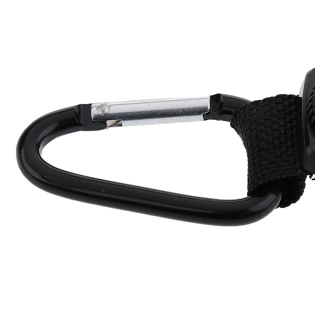 Detachable Compass Keyring Keychain, Multipurpose Outdoor Climbing Buckle
