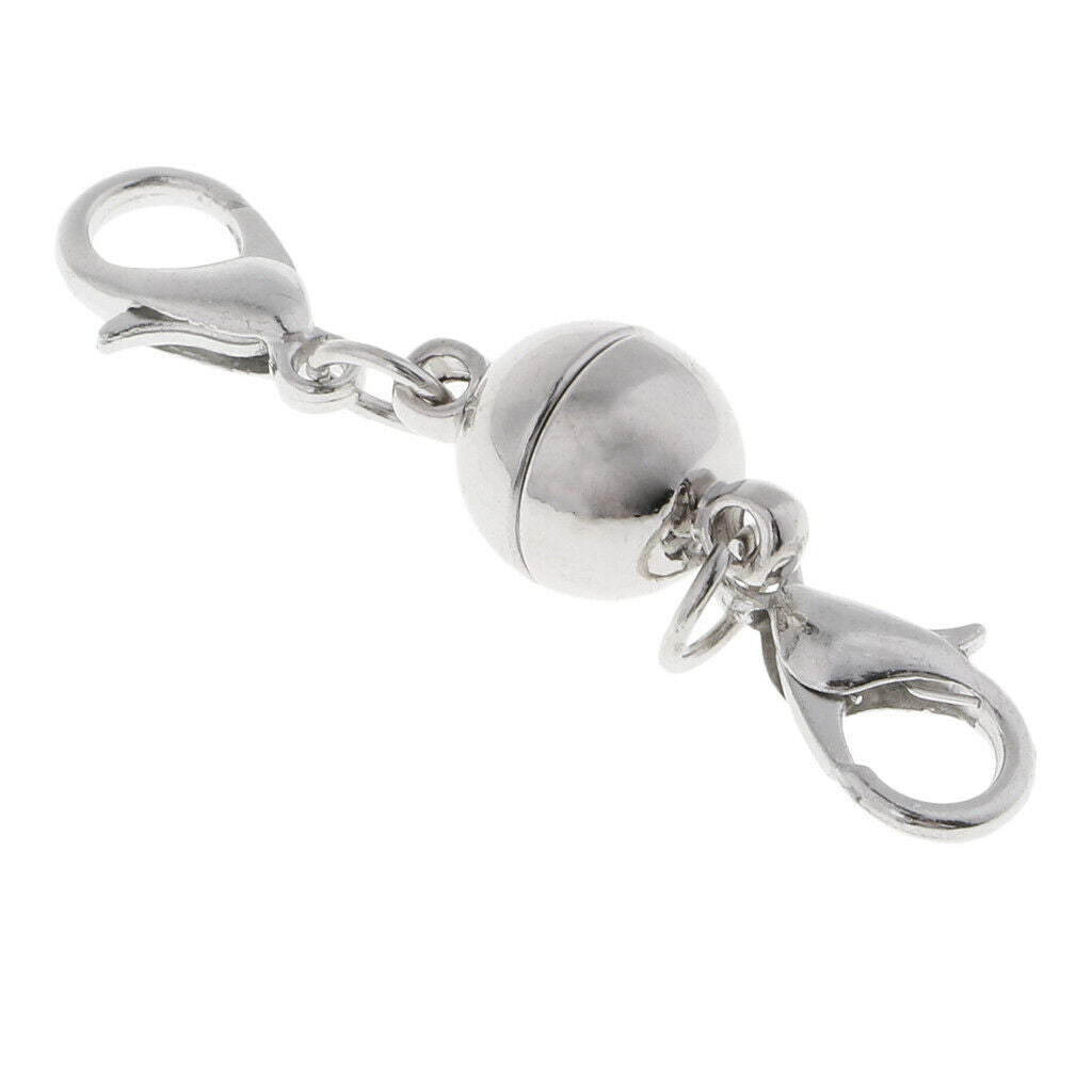 5 Sets Buckle Ball Magnetic Clasps With Both Sides Lobster Hooks DIY