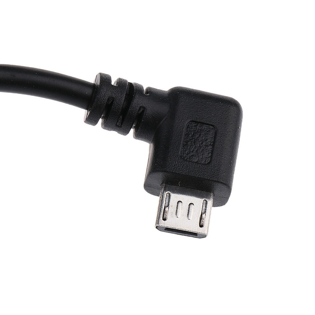 DC 12V to 5V Converter Power Inverter Right Angle Micro USB Charger Cable
