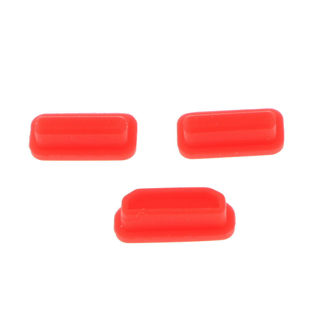 Red + White USB HDMI Audio Port Stopper Dustproof Cover Coverper For PC