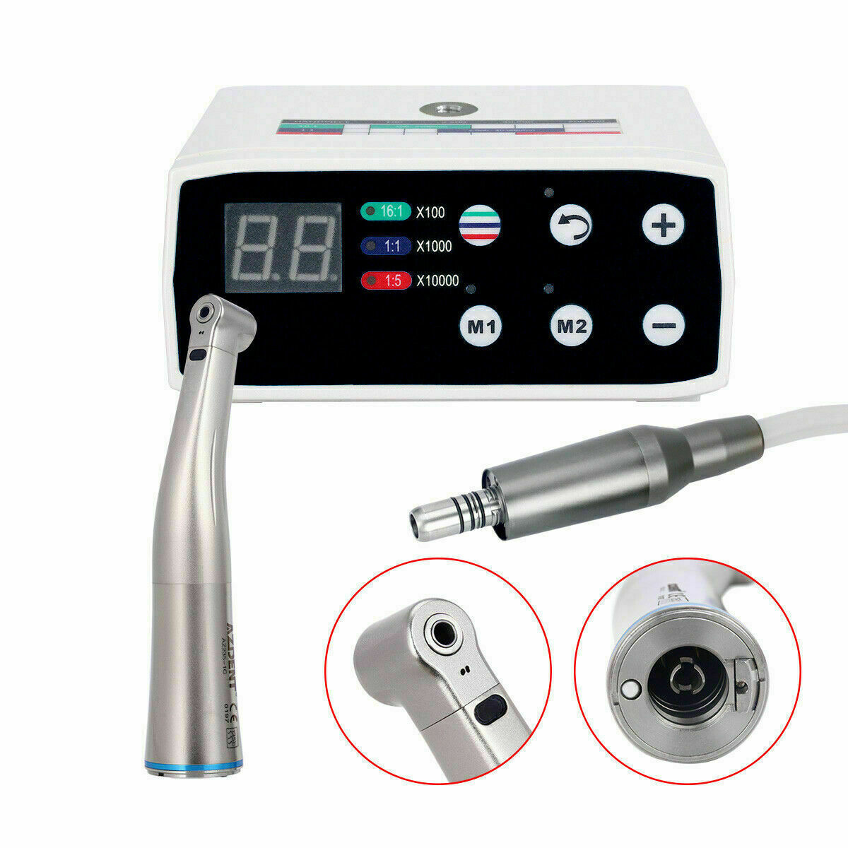 Dental  E-type Brushless Electric Micro Motor LED + 1:1 Fiber Optic Handpiece